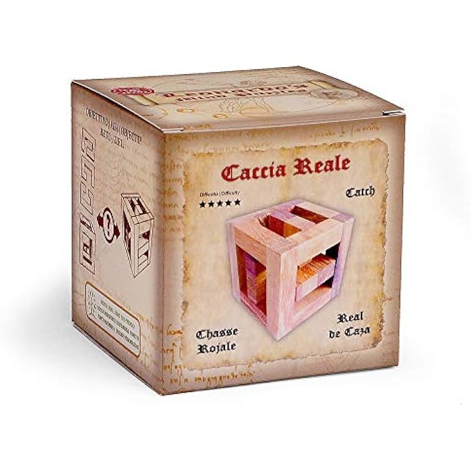 JEUX ART. ROYAL HUNT - PRECIOUS WOOD 3D PUZZLE - INCREDIBLE DIFFICULTY 5/6 - LEONARDO DA VINCI COLLECTION - Image 3